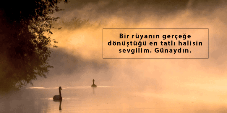 Günaydın Mesajları Sevgiliye