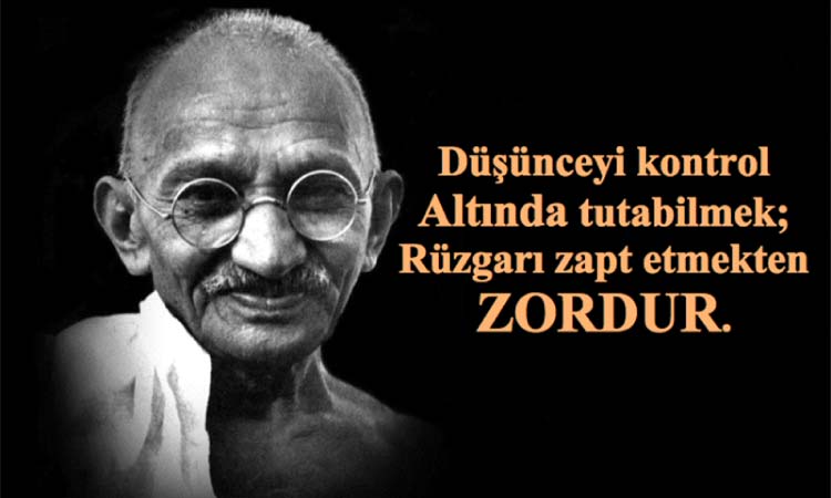 En güzel Gandhi sözleri