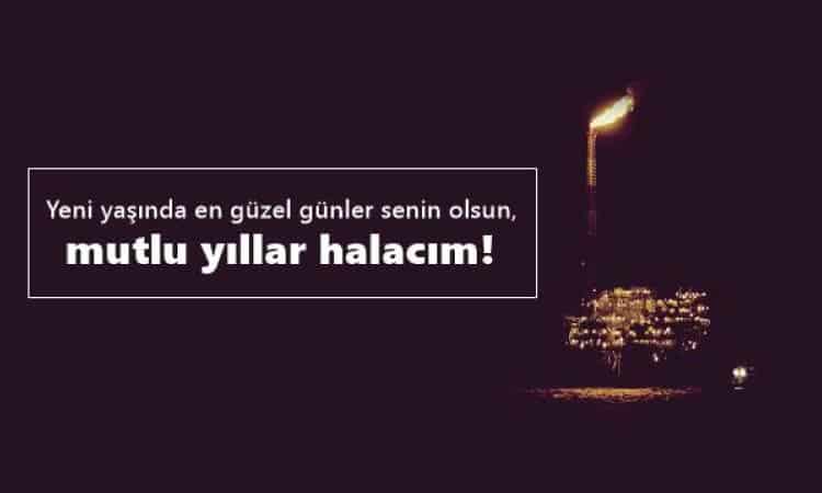 Halaya doğum günü mesajı