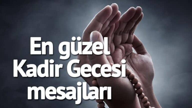 Kadir Gecesi Mesajları 2021