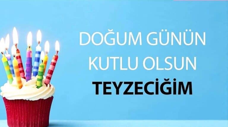 Teyzeye doğum günü mesajları