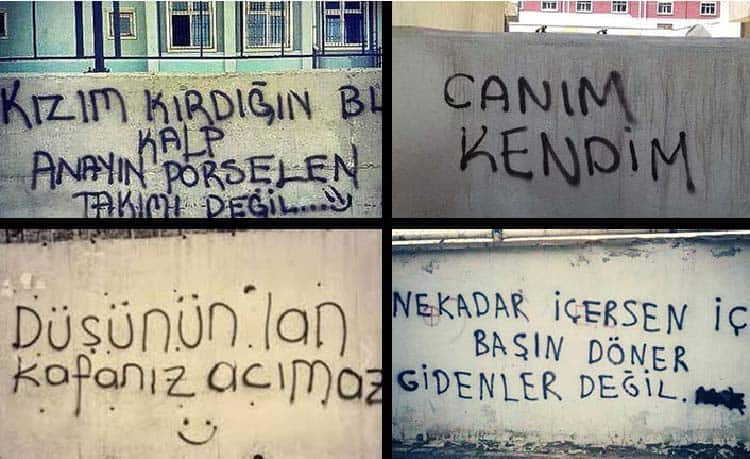 Komik Duvar Sözleri