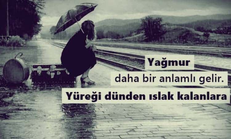 En Güzel Yağmur Sözleri