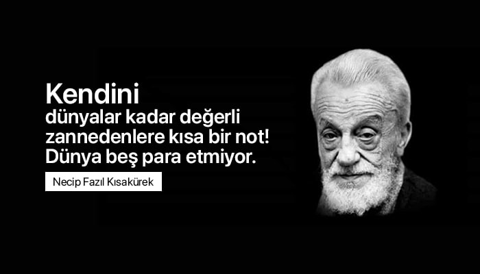 Necip Fazıl Sözleri Resimli